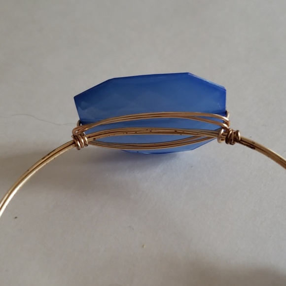 WIre Wrapped Bangle Bracelet - Picture 6 of 8